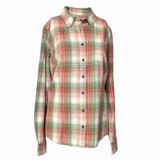 Noble Outfitters | Womens Flannel L/s Shirt | Color: Dusty Rose Plaid | NWT