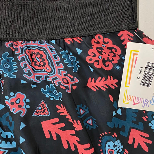 LuLaRoe | Womens Lined Tribal Lola Skirt | Color: Red/Black | Size: S | NWT
