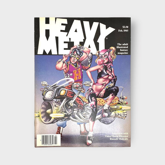 HEAVY METAL Adult Illustrated Fantasy Erotic Magazine | Vintage | GUC | February 1985