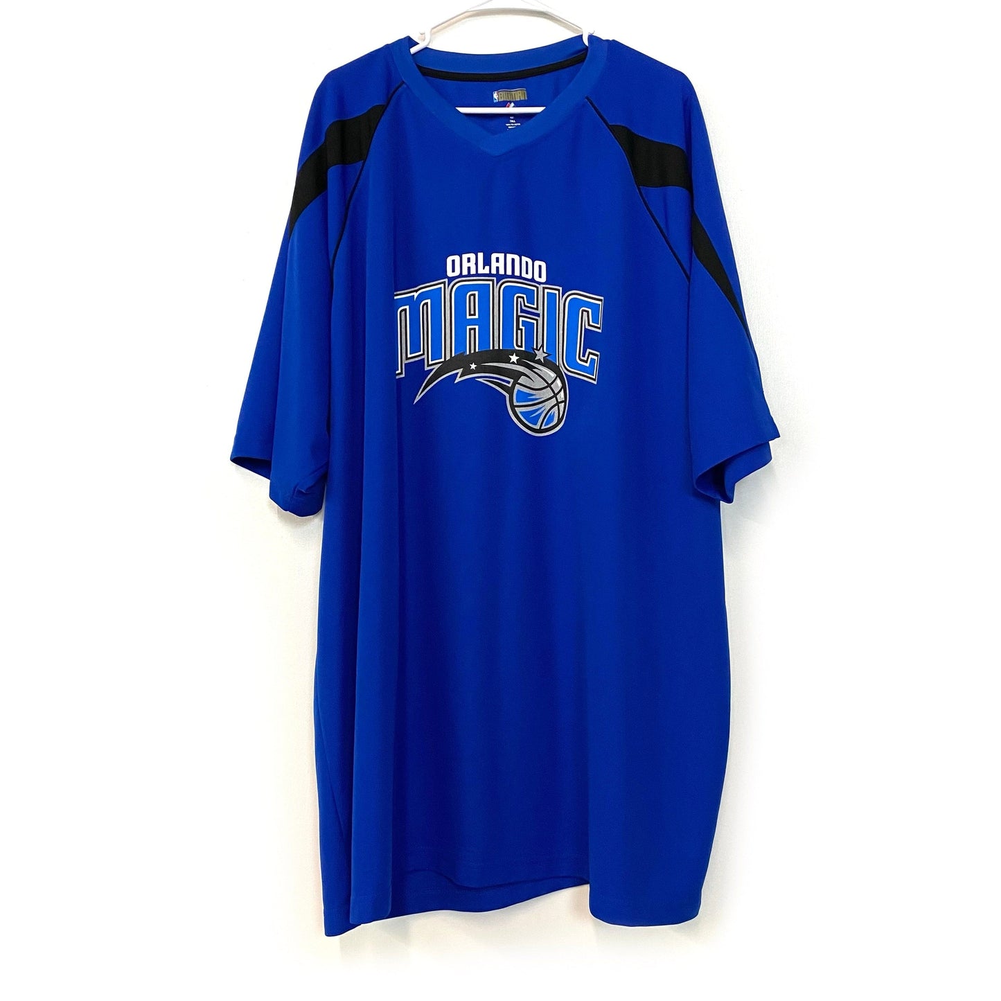 NBA BIGMAN Majestic Mens Size 4XL Tall Blue ‘Orlando Magic’ T-Shirt*
