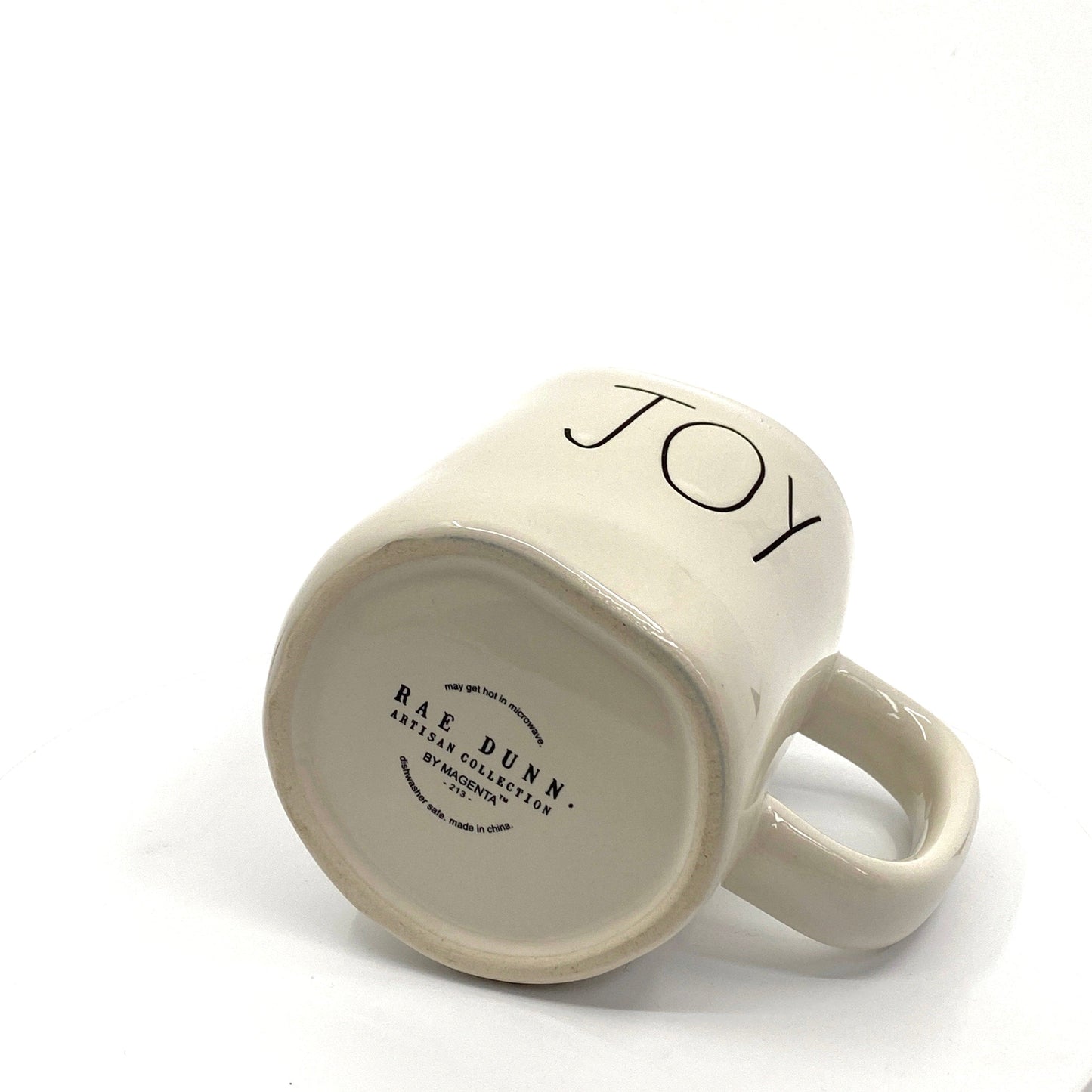 Rae Dunn Artisan Collection ‘JOY’ Large Letter White Coffee Cup Mug By Magenta