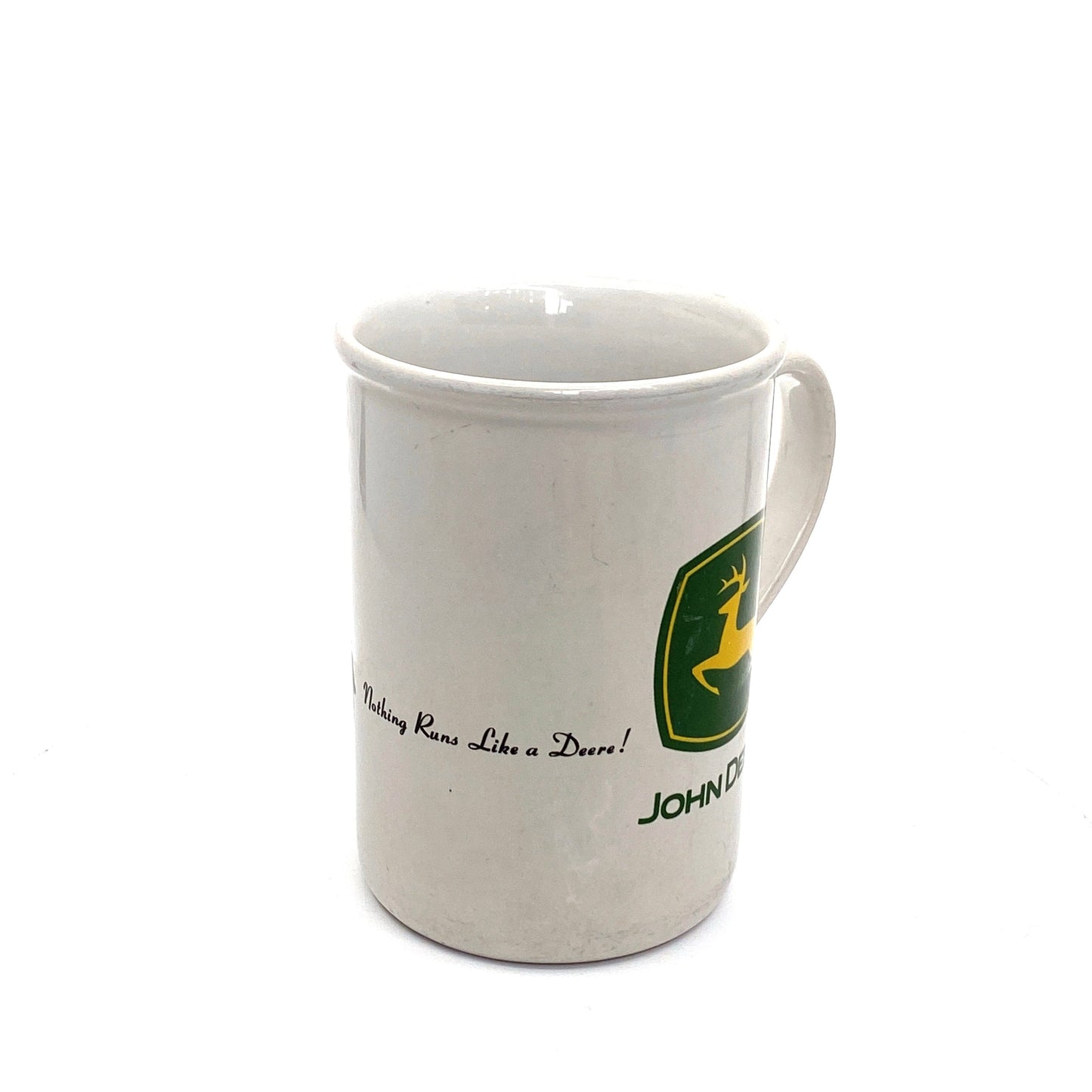 Vintage John Deere Coffee Cup Mug “Nothing runs Like A Deere!” 16 Oz