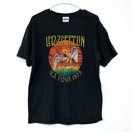 Led Zeppelin | U.S. Tour 1975 Graphic T-Shirt | Color: Black | Size: L | GUC