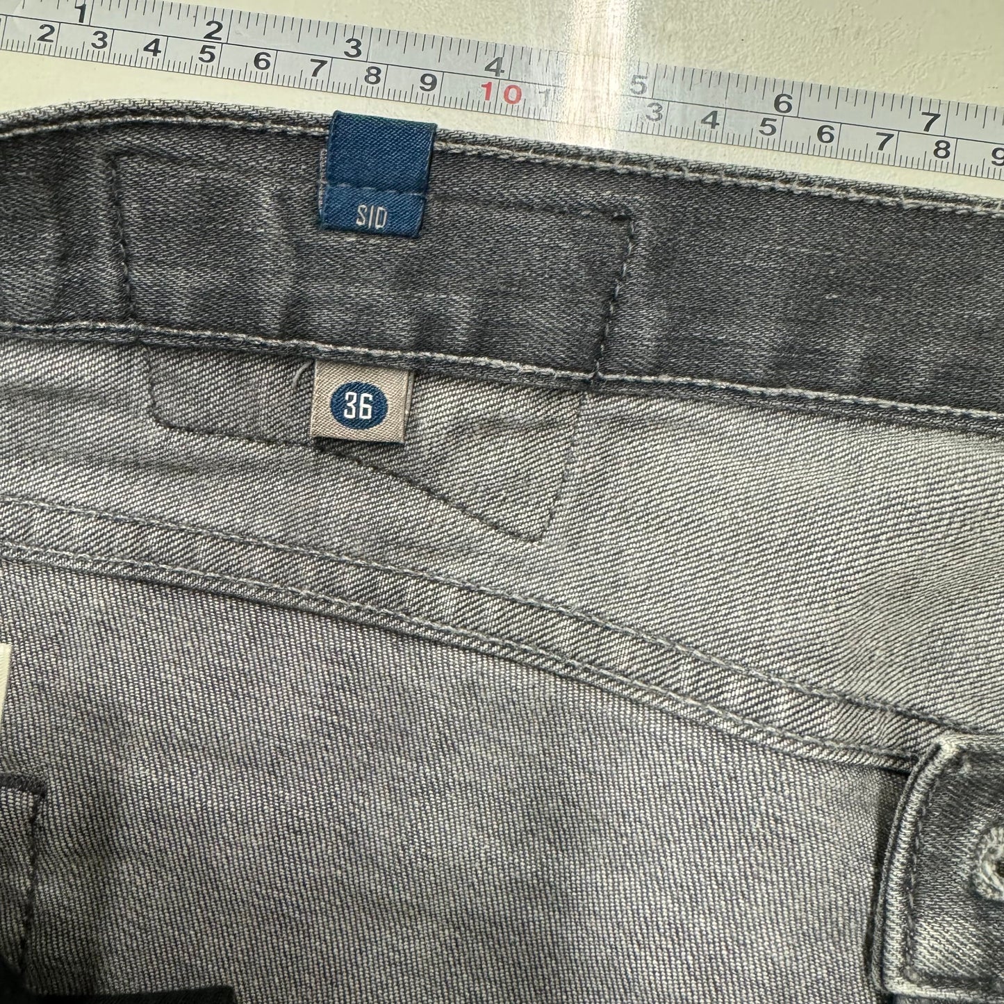 Citizens of Humanity | ‘Sid’ Straight Perform Denim Jeans | Color: Gray | Size: 36/29 | Pre-Owned
