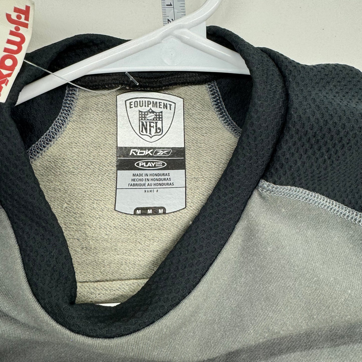 Reebok | NFL Equipment | L/s Colorblock Compression Shirt | Color: Gray/Black | Size: M | NWT