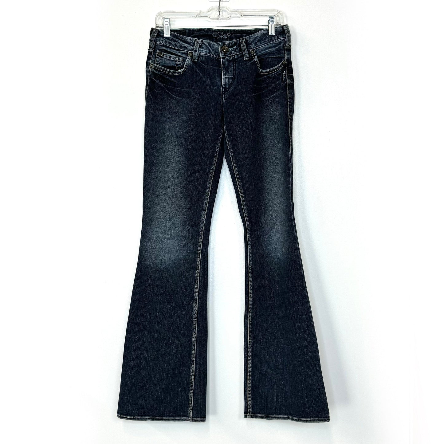 Silver Jeans | Womens Wide Leg Aiko Jeans | Color: Blue | Size: 29/35