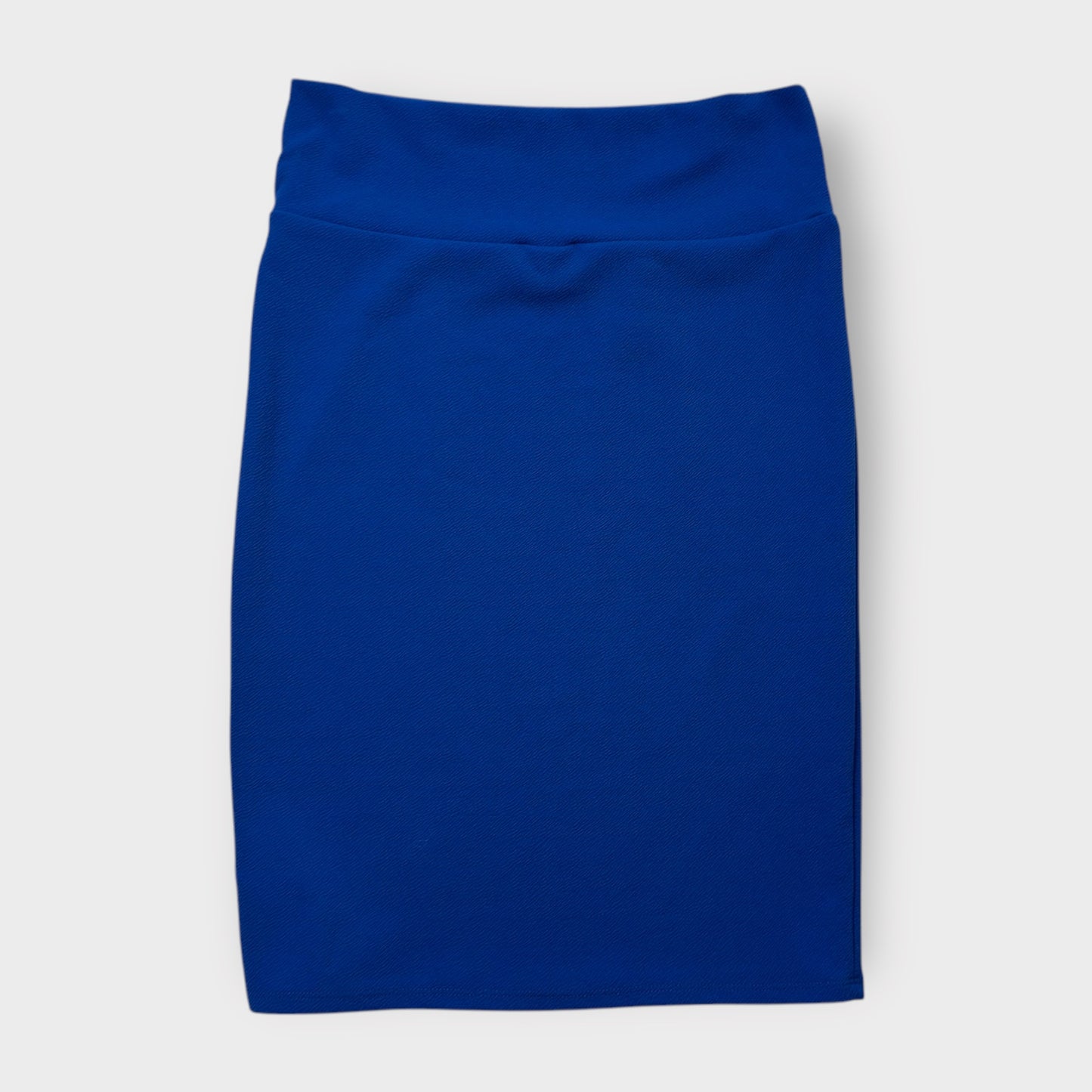 LuLaRoe Cassie Pencil Skirt - Solid Royal Blue - Size L (14-16) - NWT