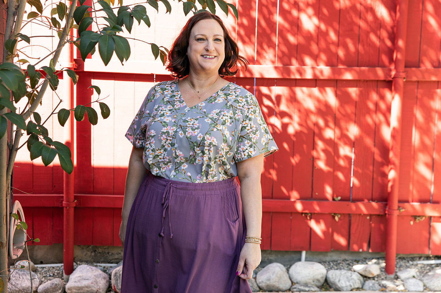 LuLaRoe Vault | SHANNAH V-Neck Button Down Shirt | 2XL | Brown | S/s | NWT