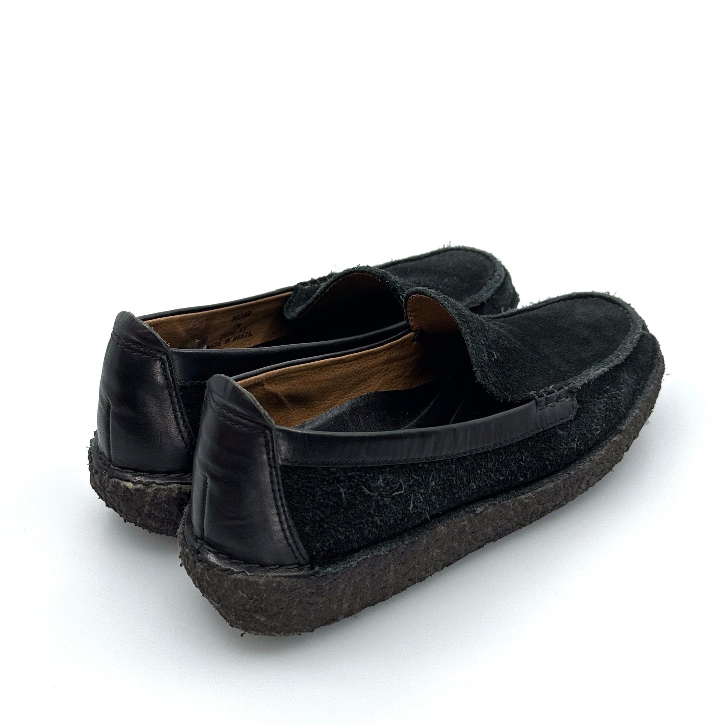 Lands’ End | Venetian Suede Crepe Sole Loafers | Size: 7M | Color: Black | EUC