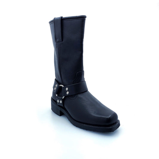 Ad Tec Womens Size 6½M (Right Only) Harness Motorcycle Boot 12" Black Heavy Duty Leather 2442 NEW -  | Buy at Parsimony Shoppes
