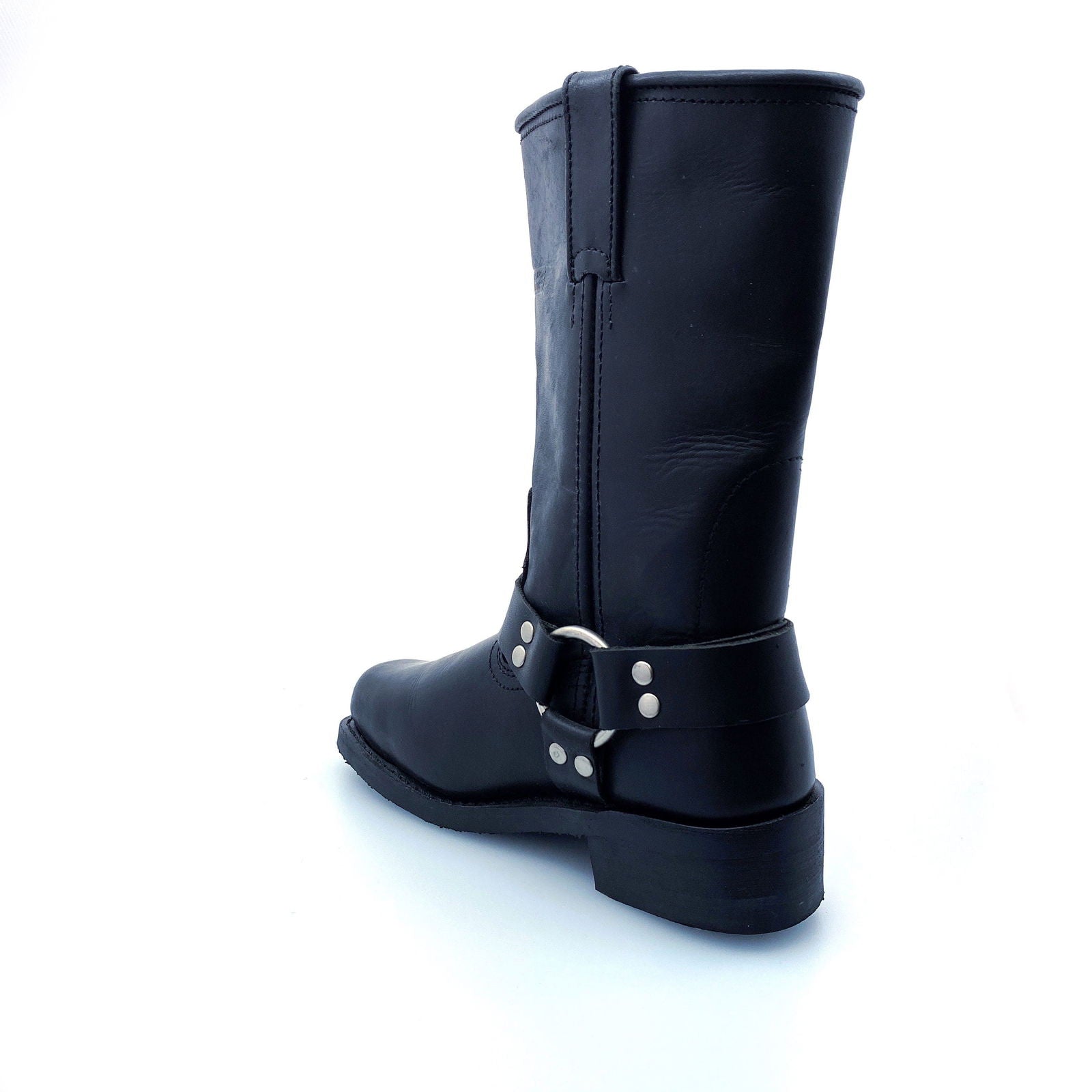 Ad Tec Womens Size 6½M (Right Only) Harness Motorcycle Boot 12" Black Heavy Duty Leather 2442 NEW -  | Buy at Parsimony Shoppes