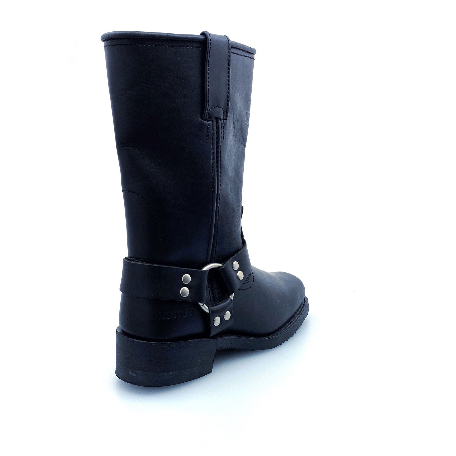 Ad Tec Womens Size 6½M (Right Only) Harness Motorcycle Boot 12" Black Heavy Duty Leather 2442 NEW -  | Buy at Parsimony Shoppes