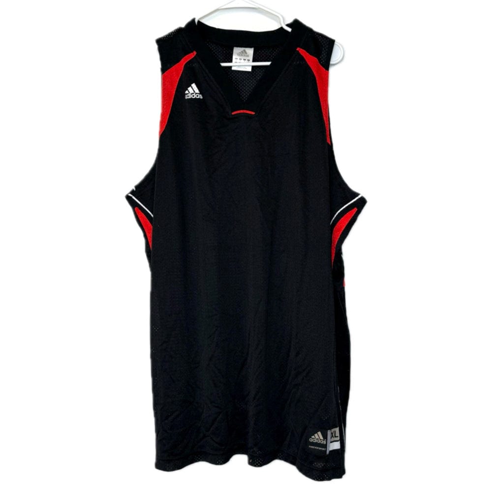 Adidas | Mens Mesh ‘CARDS’ Basketball Mesh Tank Top | Color: Black/Red | Size: XL | NEW -  | Buy at Parsimony Shoppes