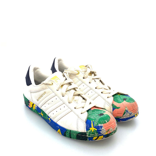 Adidas Originals Womens Size 7 White Superstar Her Studio London FW2526 Floral -  | Buy at Parsimony Shoppes