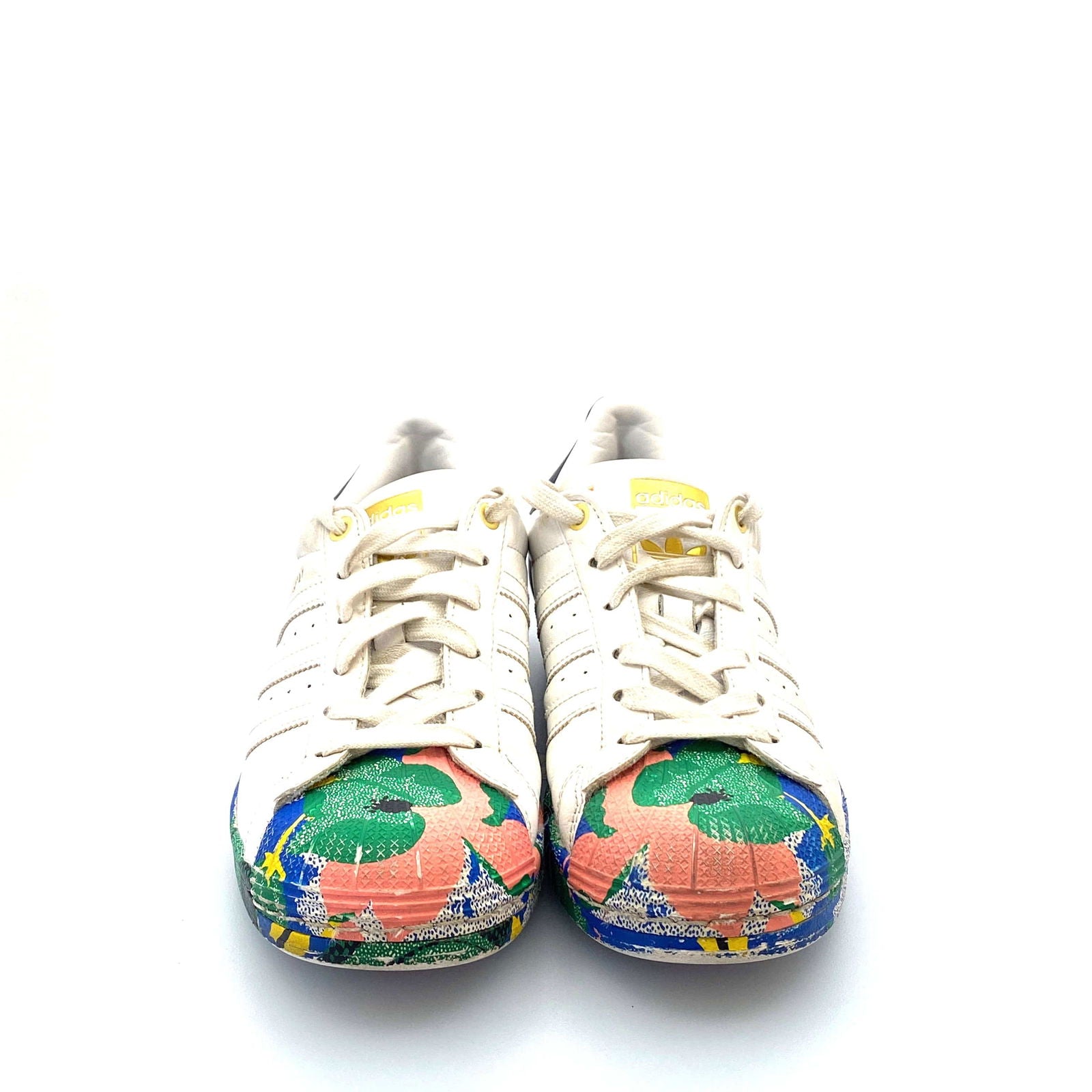 Adidas Originals Womens Size 7 White Superstar Her Studio London FW2526 Floral -  | Buy at Parsimony Shoppes