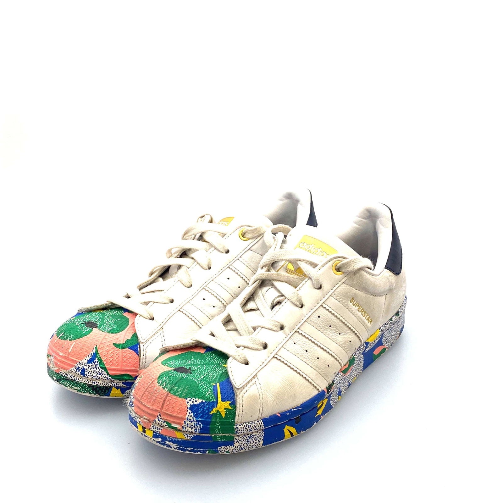 Adidas Originals Womens Size 7 White Superstar Her Studio London FW2526 Floral -  | Buy at Parsimony Shoppes