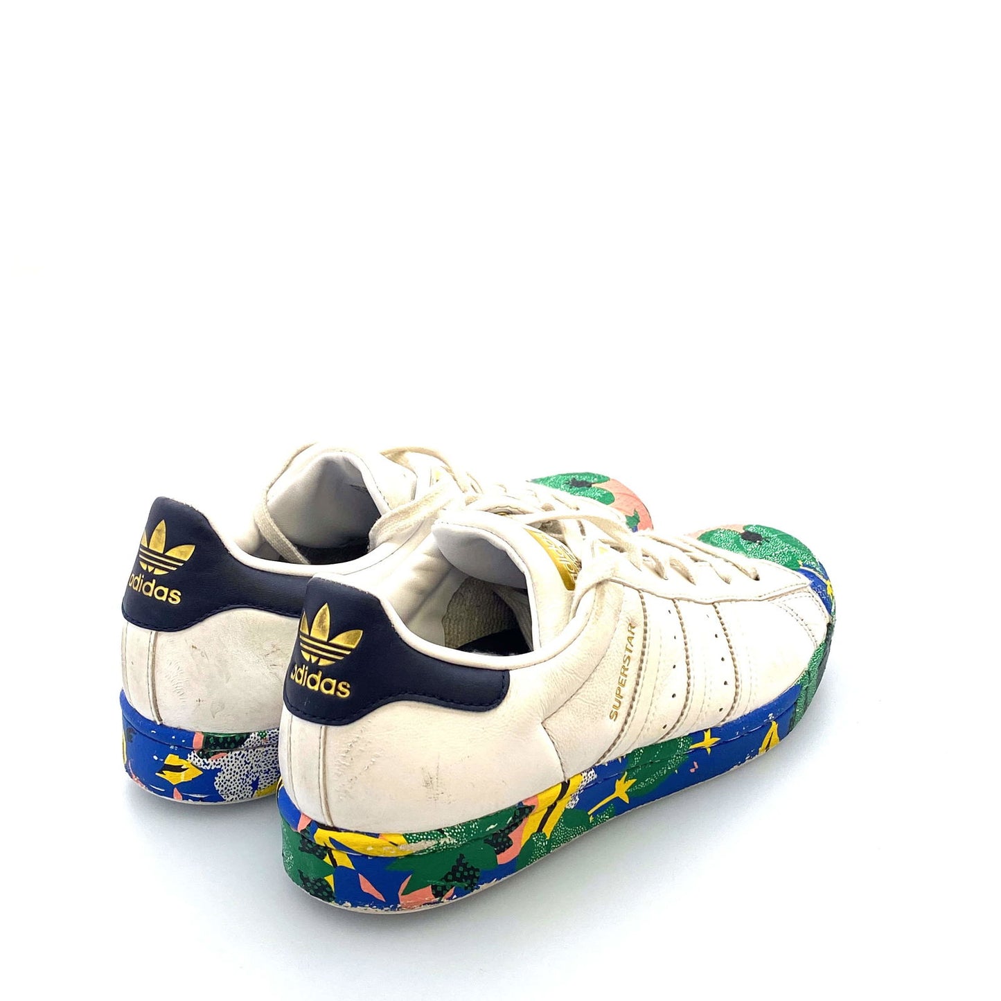 Adidas Originals Womens Size 7 White Superstar Her Studio London FW2526 Floral -  | Buy at Parsimony Shoppes