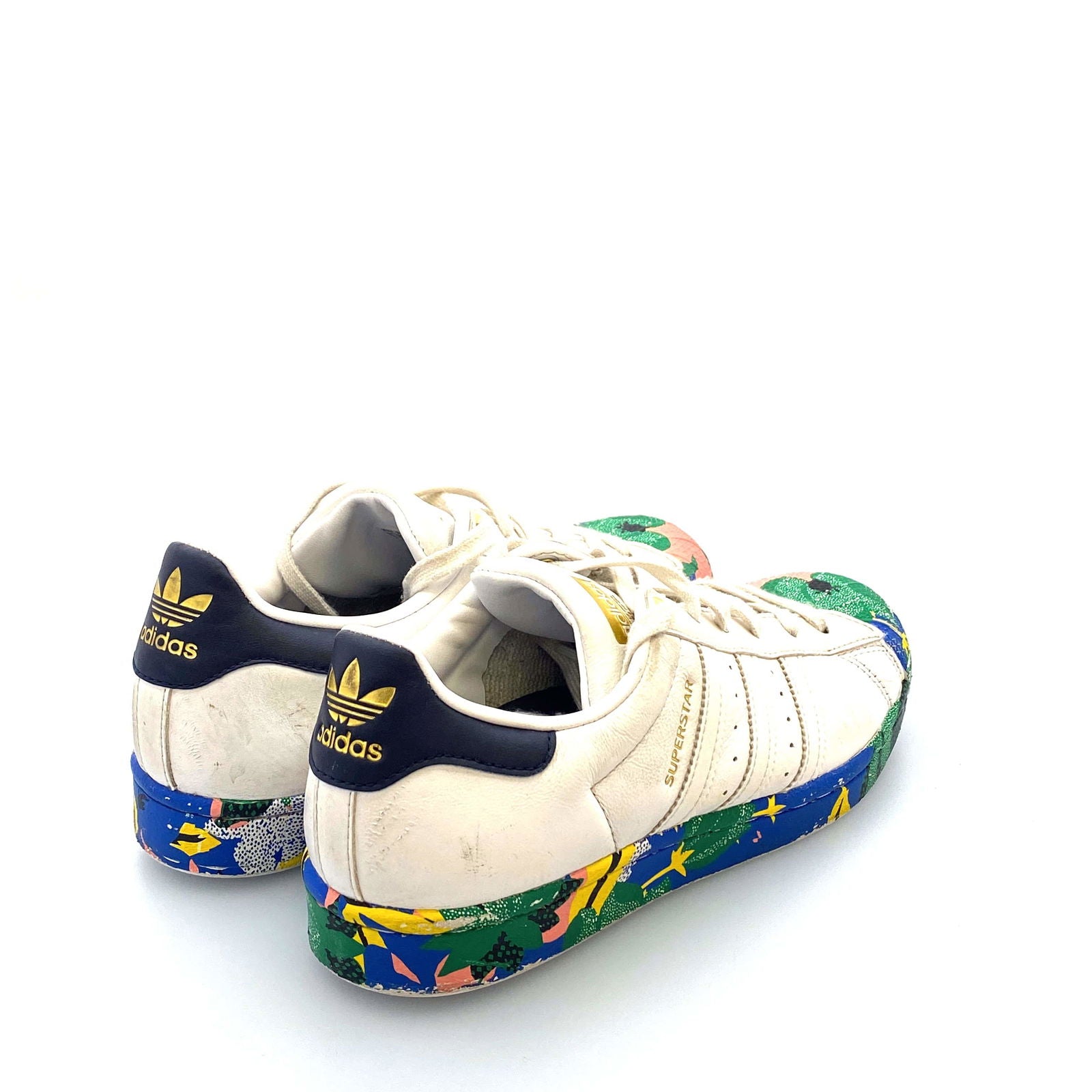 Adidas Originals Womens Size 7 White Superstar Her Studio London FW2526 Floral -  | Buy at Parsimony Shoppes