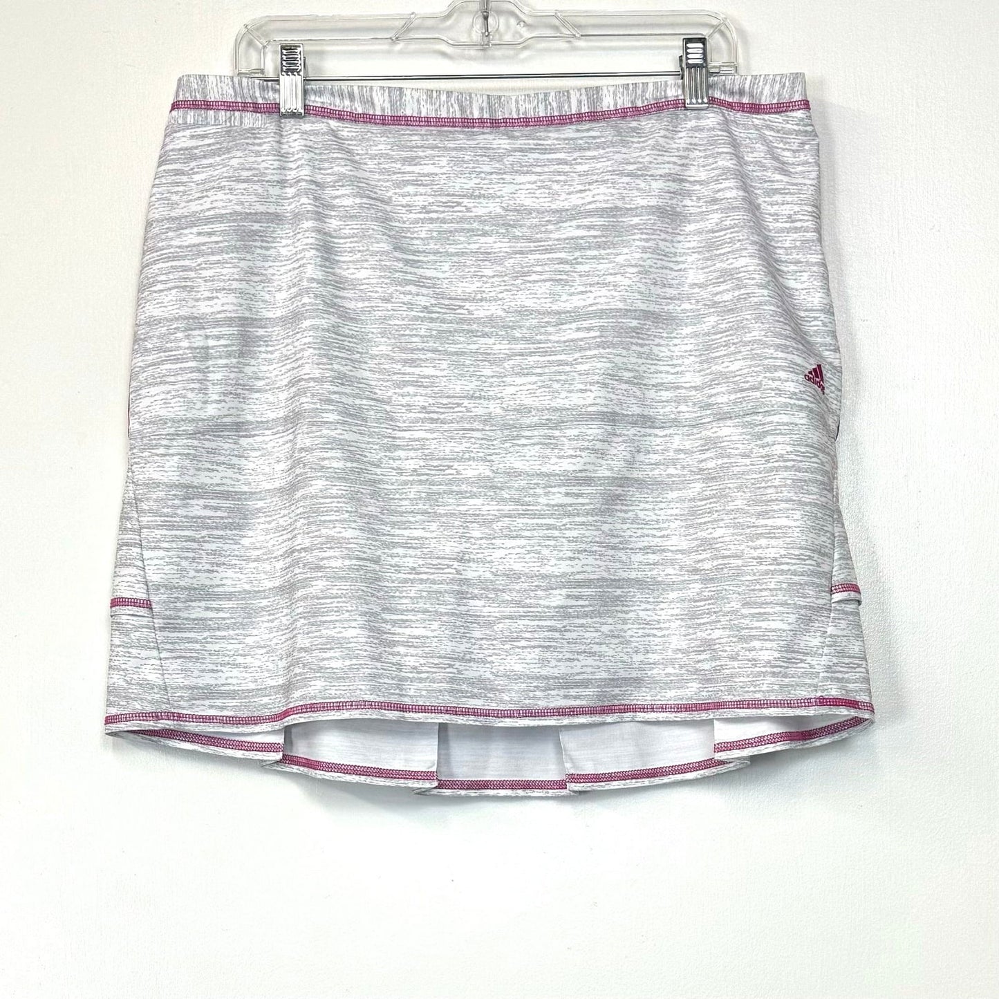 Adidas | Womens Tennis Skirt | Color: White/Silver/Pink | Size: 14 | Pre-Owned -  | Buy at Parsimony Shoppes