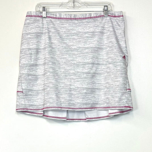 Adidas | Womens Tennis Skirt | Color: White/Silver/Pink | Size: 14 | Pre-Owned -  | Buy at Parsimony Shoppes
