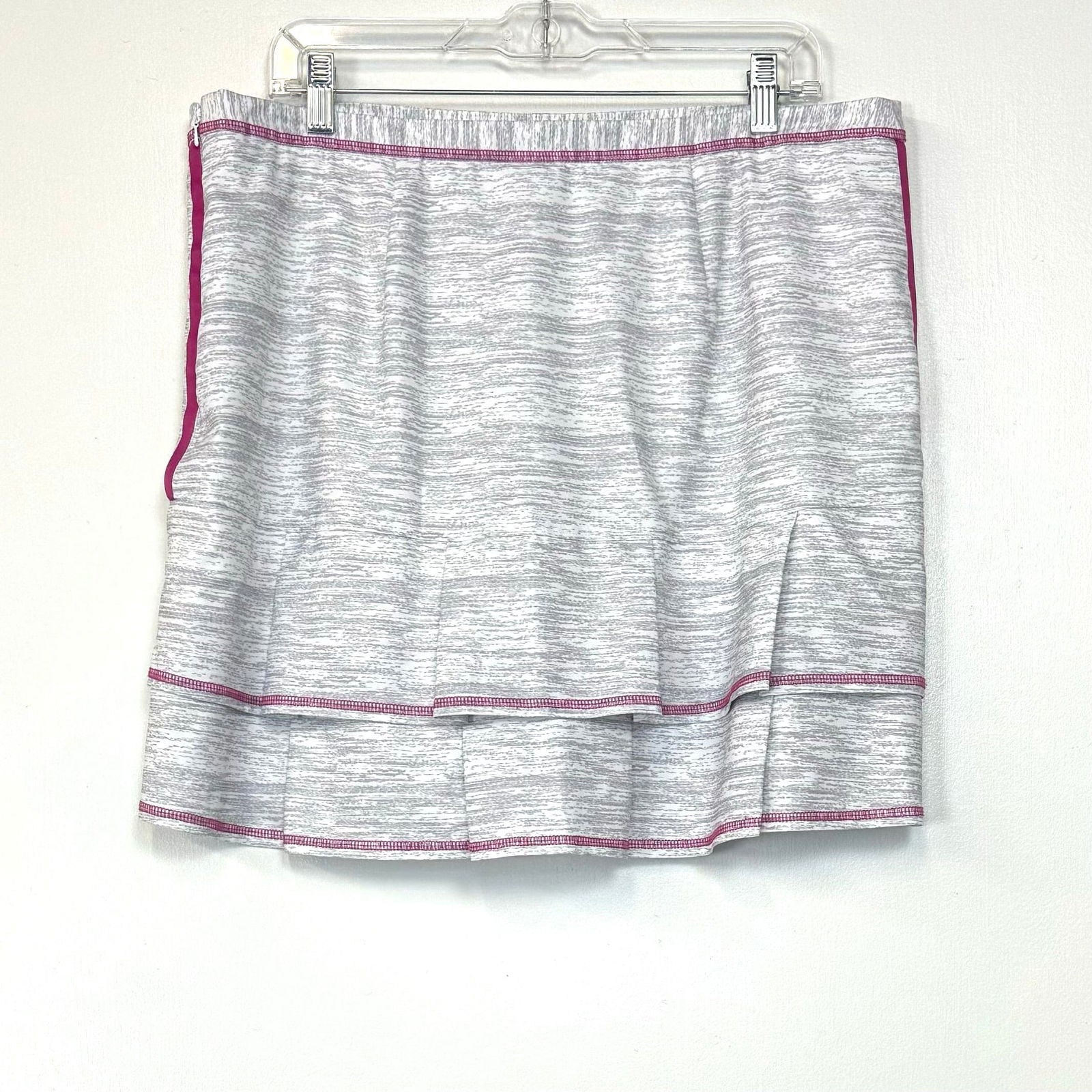 Adidas | Womens Tennis Skirt | Color: White/Silver/Pink | Size: 14 | Pre-Owned -  | Buy at Parsimony Shoppes