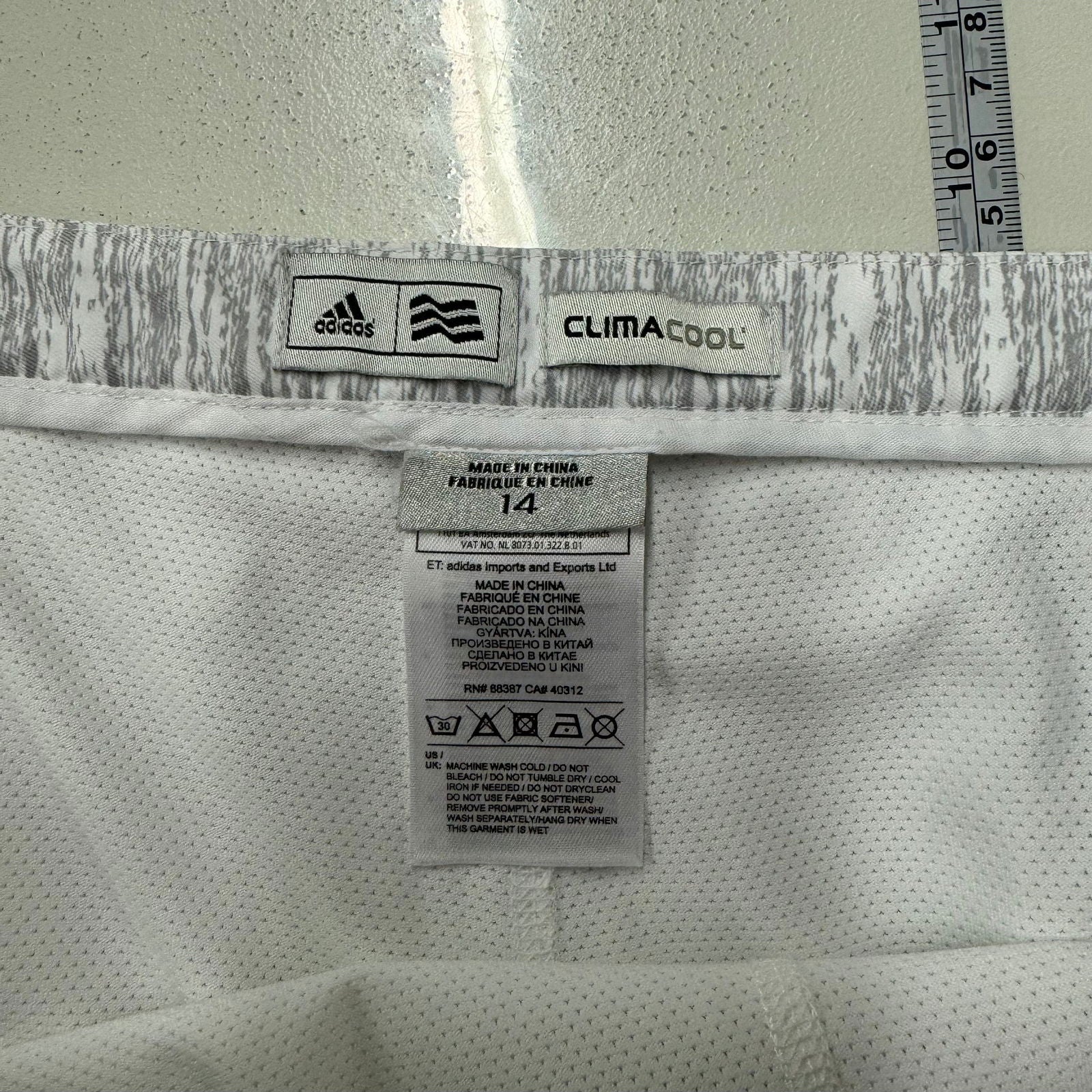 Adidas | Womens Tennis Skirt | Color: White/Silver/Pink | Size: 14 | Pre-Owned -  | Buy at Parsimony Shoppes