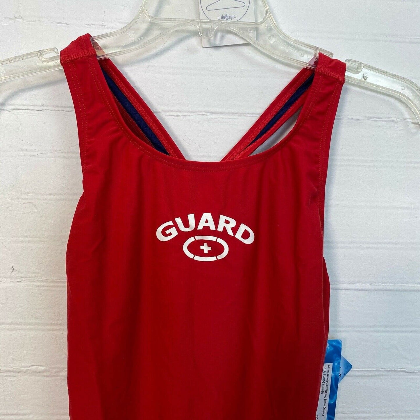 Adoretex Womens Guard Wide Strap One Piece Swimsuit, Red - Size 34 - NWT -  | Buy at Parsimony Shoppes