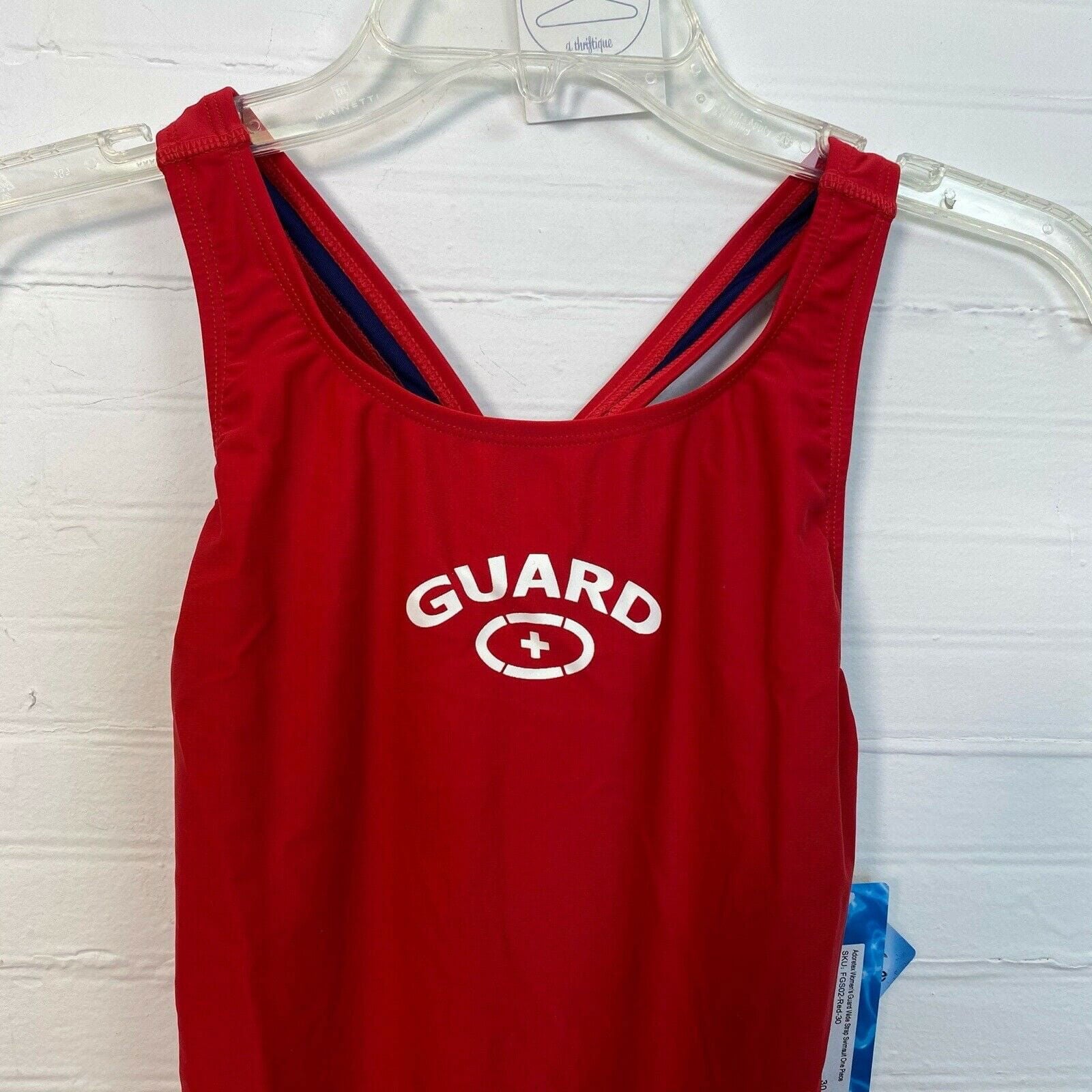 Adoretex Womens Guard Wide Strap One Piece Swimsuit, Red - Size 34 - NWT -  | Buy at Parsimony Shoppes
