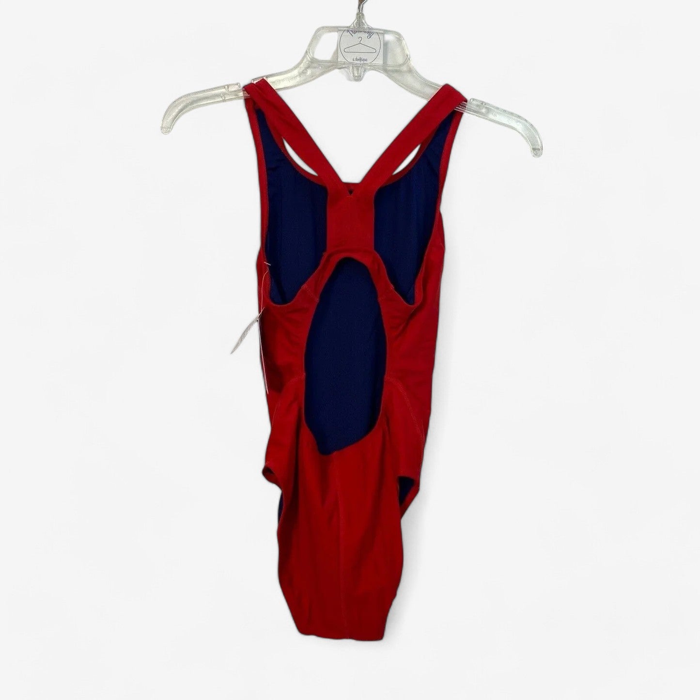 Adoretex Women's Guard Wide Strap One-Piece Swimsuit - Red, Size 34