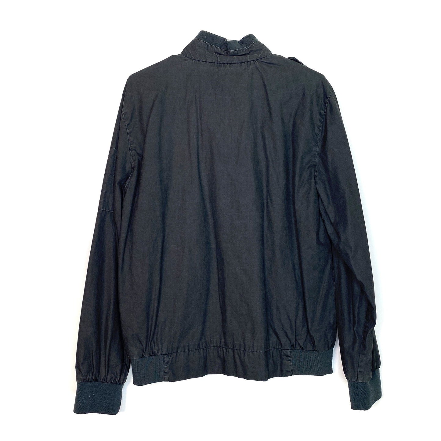 Adventure Giordano Biker Jacket L Gray Solid Long Sleeve Mens Used -  | Buy at Parsimony Shoppes