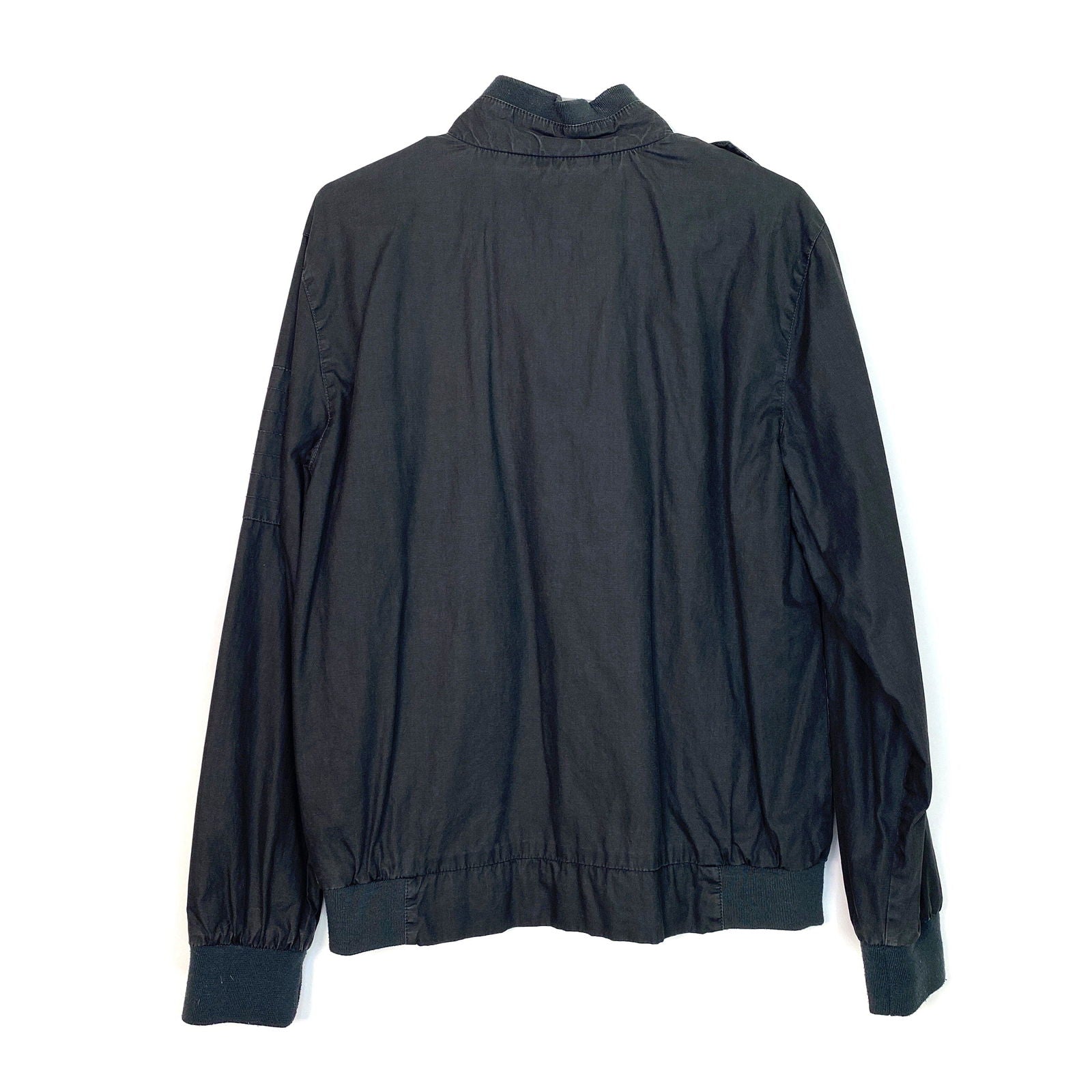 Adventure Giordano Biker Jacket L Gray Solid Long Sleeve Mens Used -  | Buy at Parsimony Shoppes
