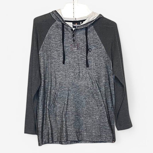 Airwalk Men's Grey Pullover Sweatshirt - Long Sleeve, Size S, New with Tags