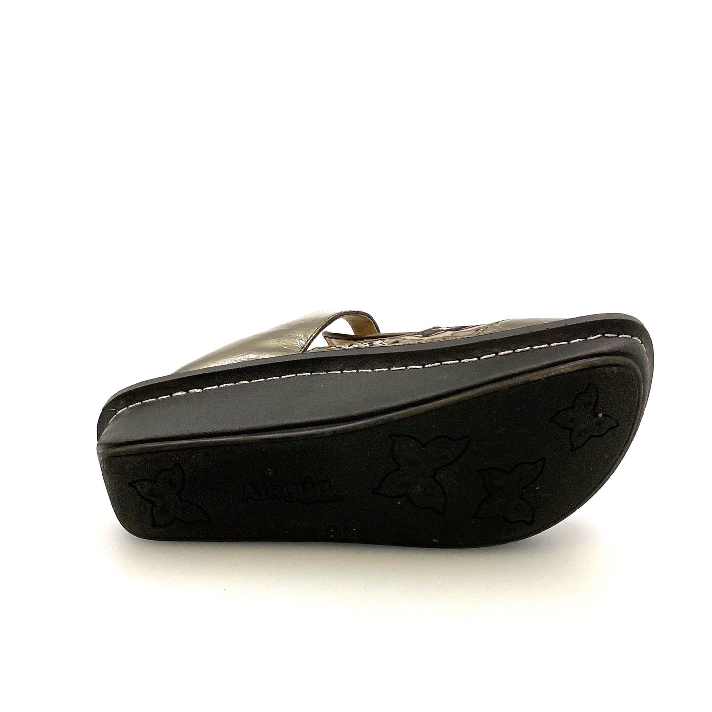 Alegria Womens Size 9 Gunmetal Gray Paisley Open-Back Clog -  | Buy at Parsimony Shoppes