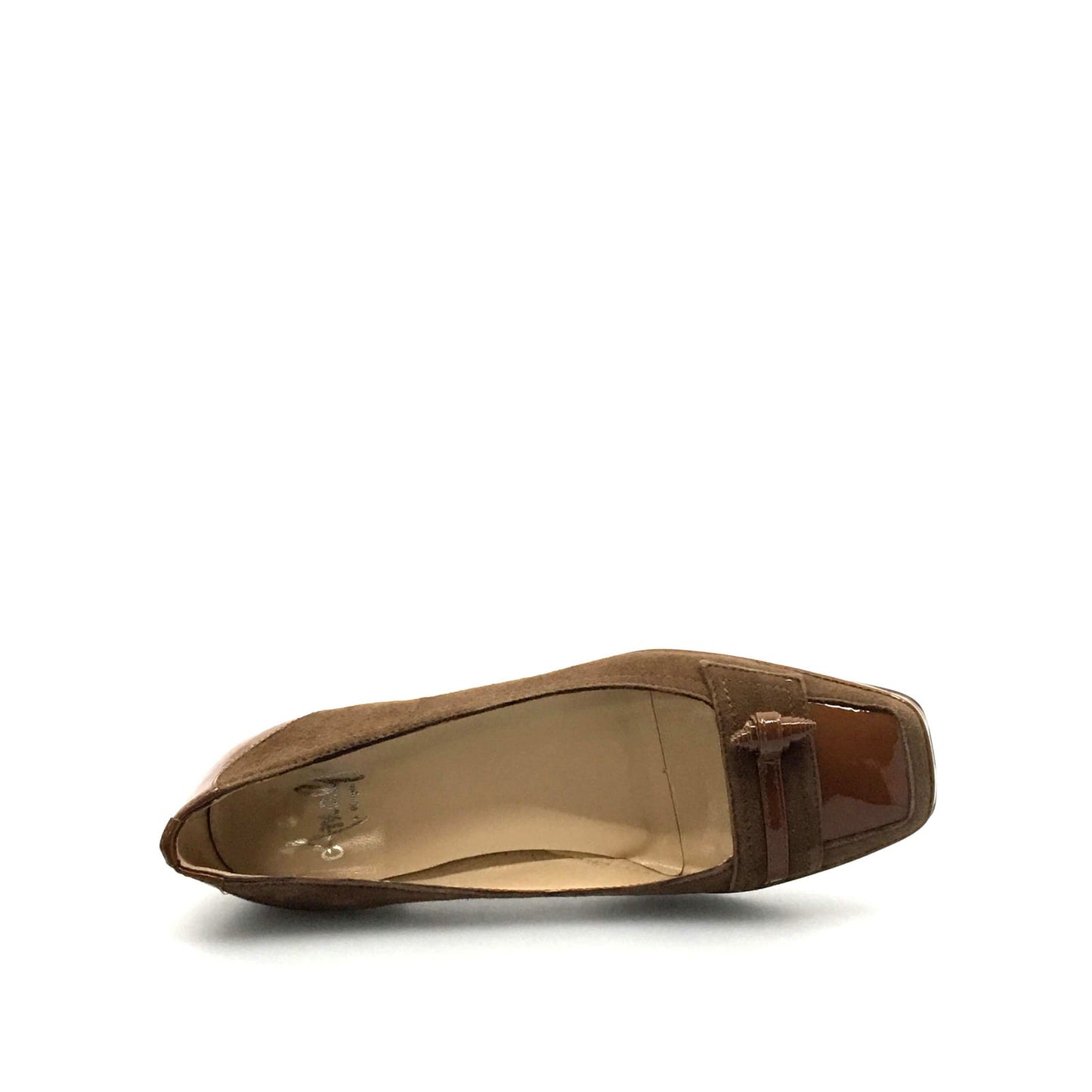 Amalfi by Rangoni Womens Size 6.5M Brown Suede Patent Leather Shoes -  | Buy at Parsimony Shoppes