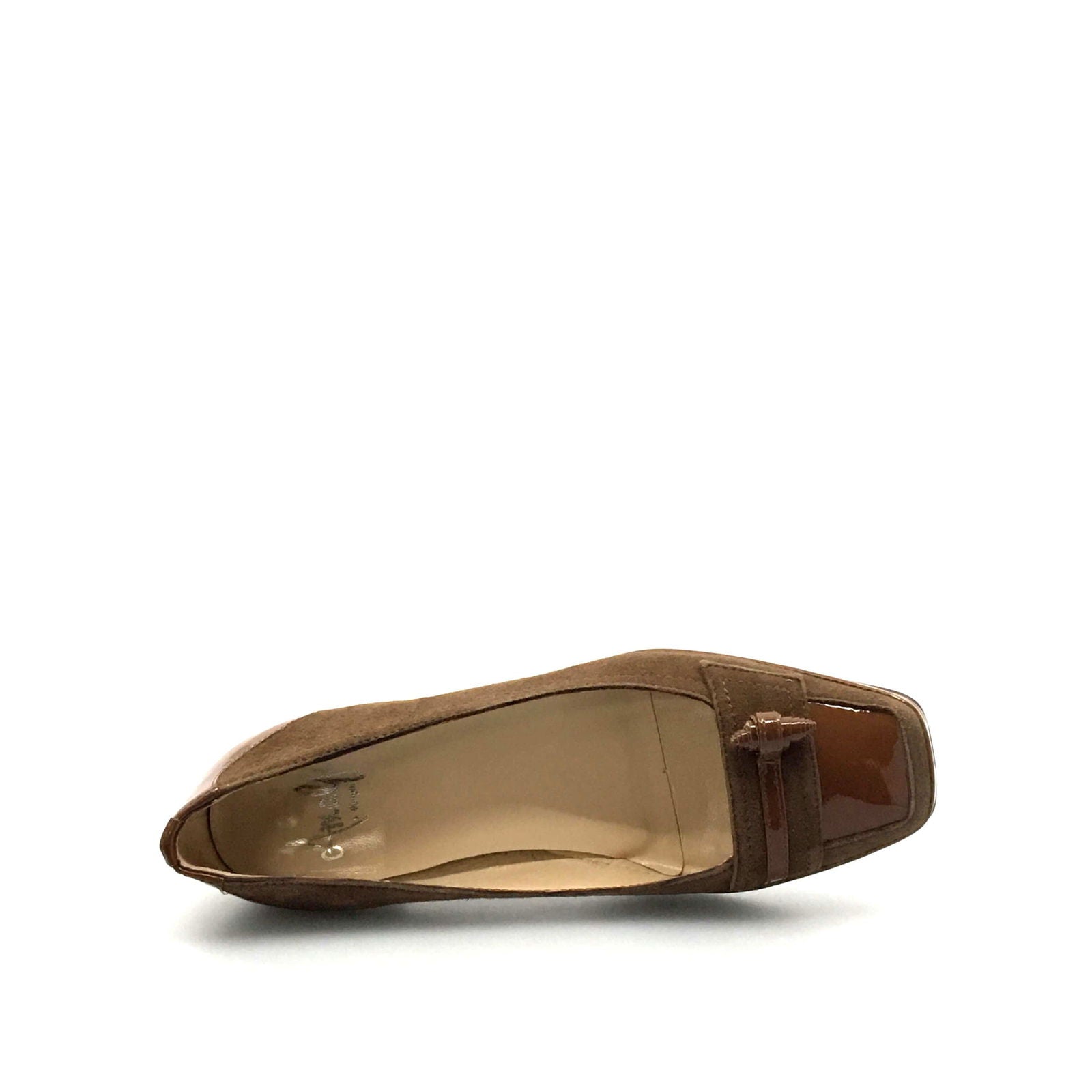 Amalfi by Rangoni Womens Size 6.5M Brown Suede Patent Leather Shoes -  | Buy at Parsimony Shoppes