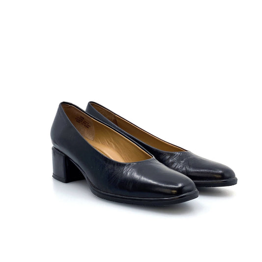 Andrew Geller Womens Size 6M Blue Leather Pumps Slip-On Shoes -  | Buy at Parsimony Shoppes