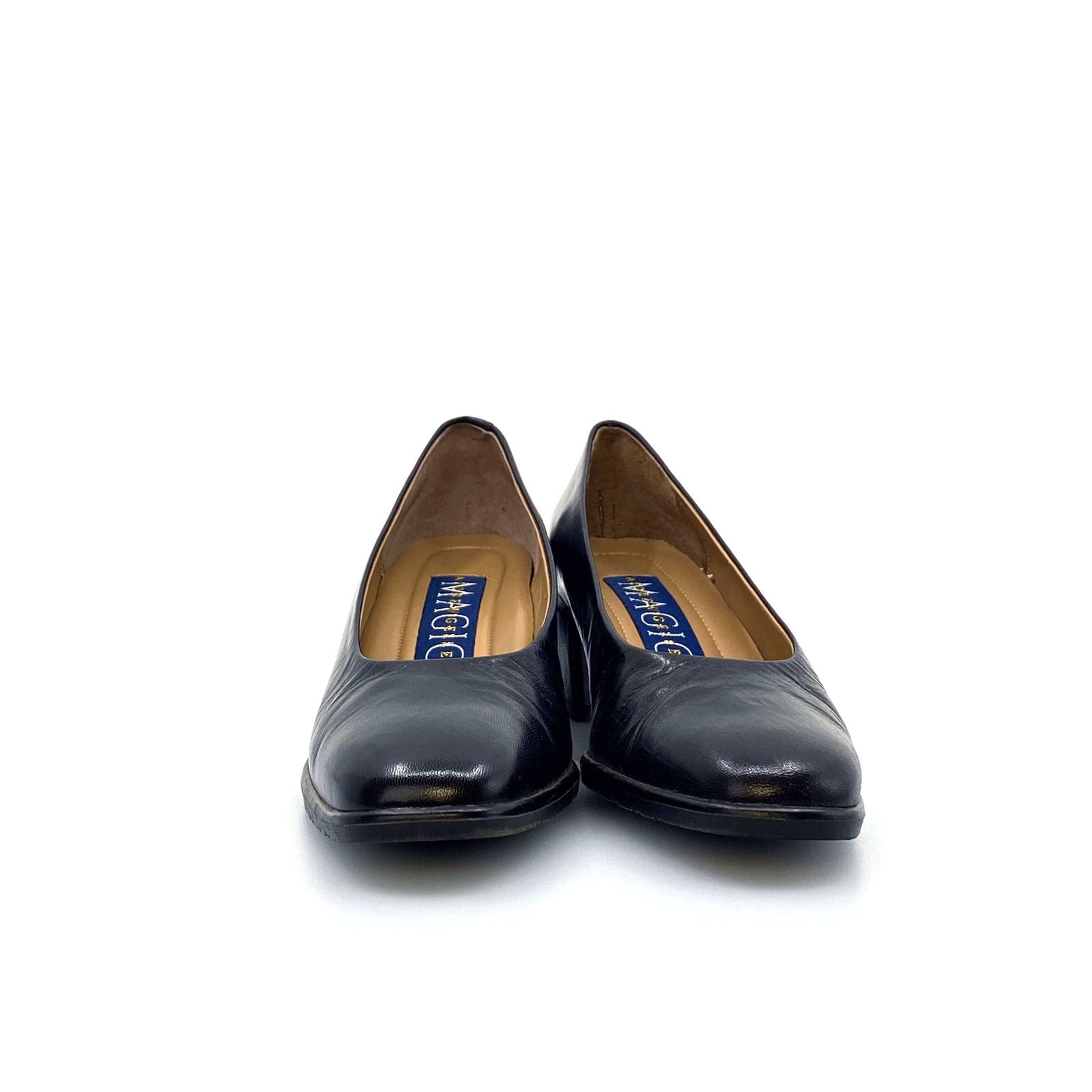 Andrew Geller Womens Size 6M Blue Leather Pumps Slip-On Shoes -  | Buy at Parsimony Shoppes