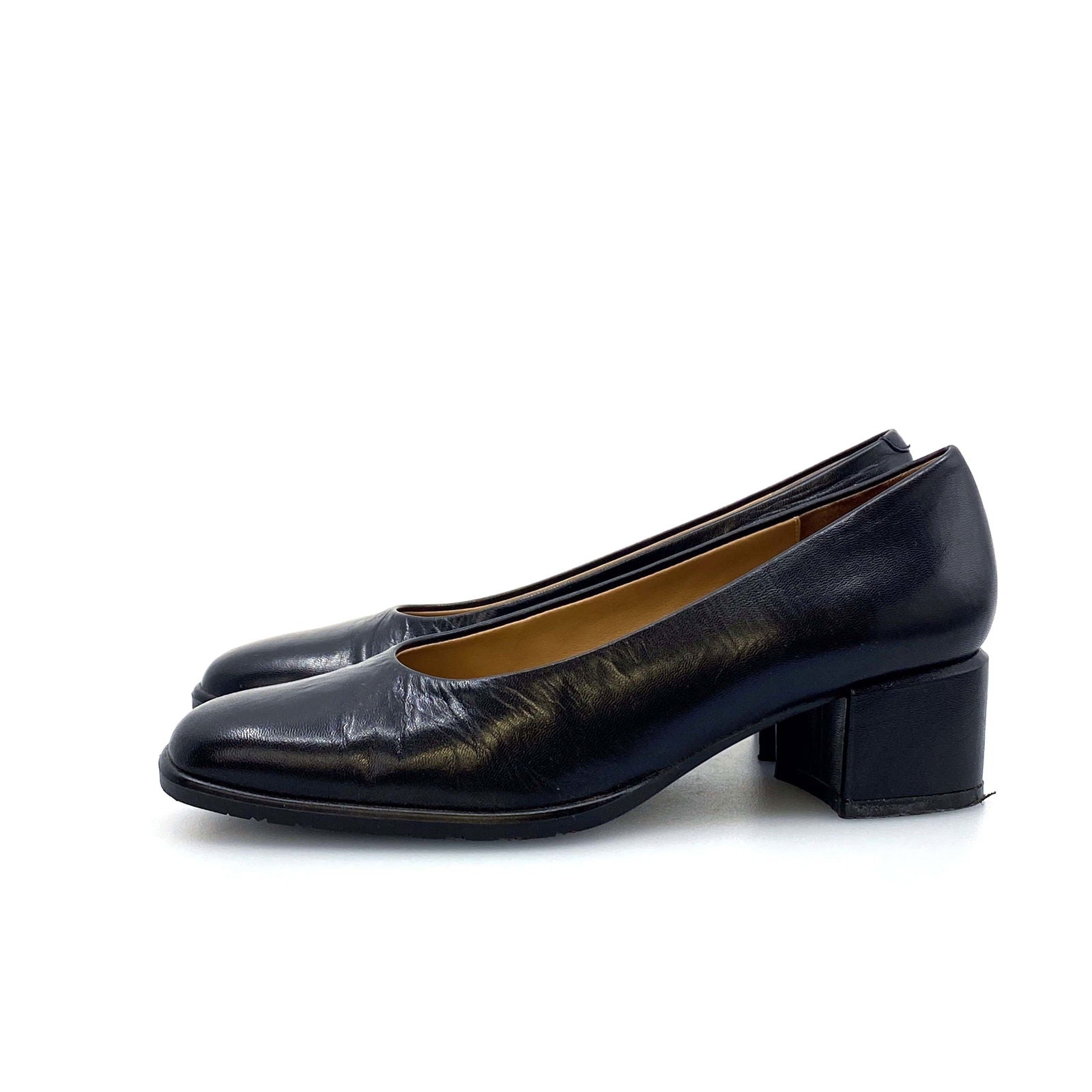 Andrew Geller Womens Size 6M Blue Leather Pumps Slip-On Shoes -  | Buy at Parsimony Shoppes