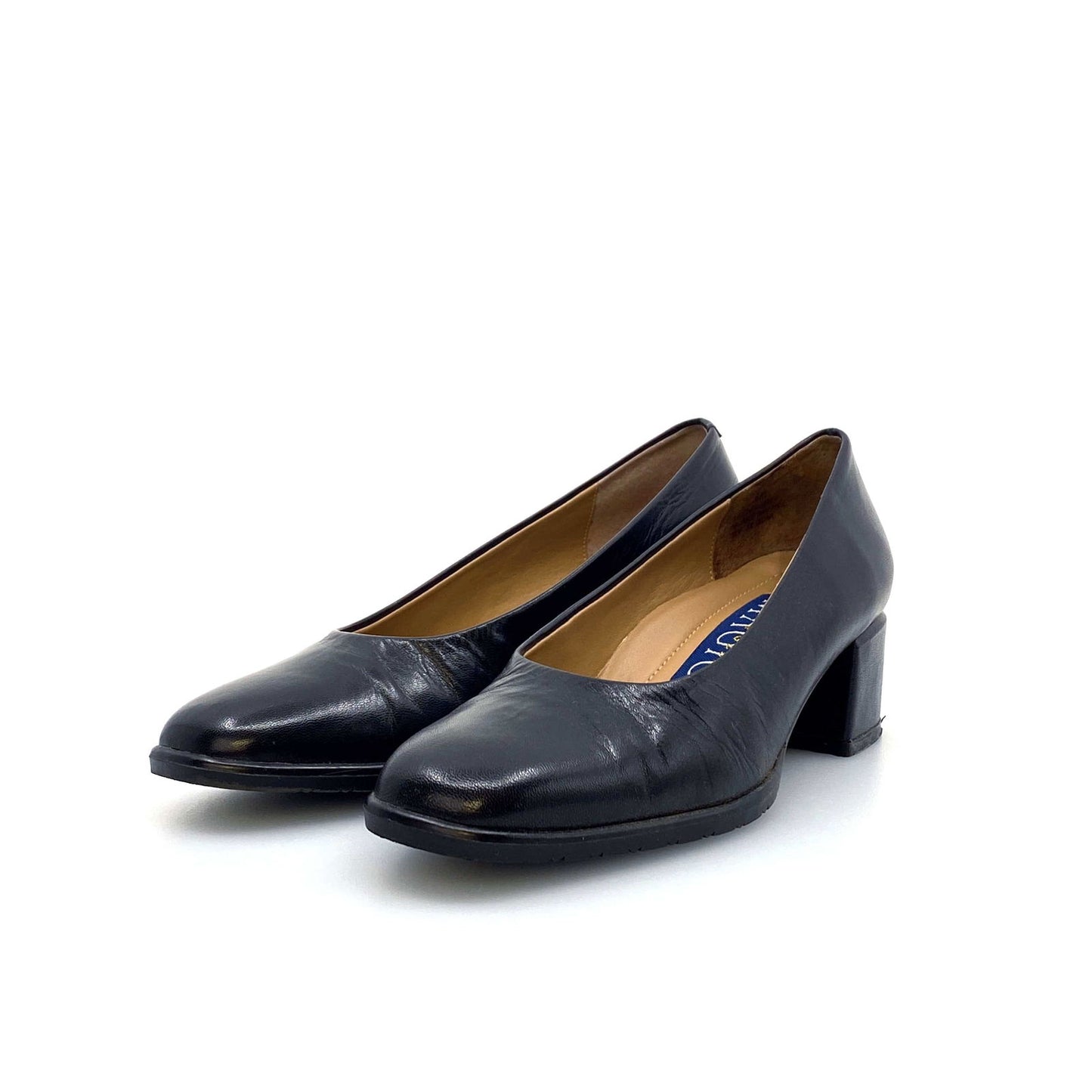 Andrew Geller Womens Size 6M Blue Leather Pumps Slip-On Shoes -  | Buy at Parsimony Shoppes