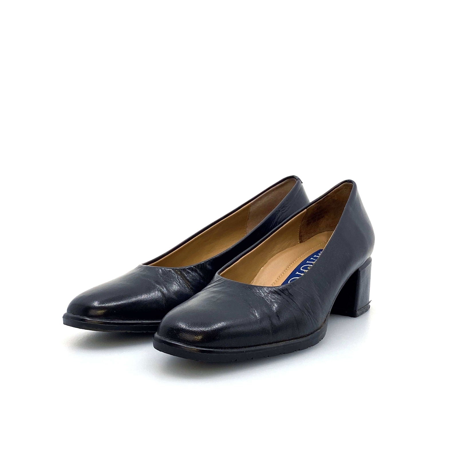 Andrew Geller Womens Size 6M Blue Leather Pumps Slip-On Shoes -  | Buy at Parsimony Shoppes