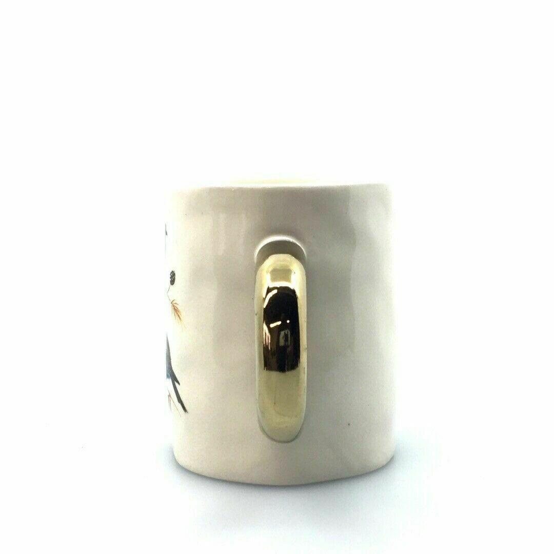 Angela Stachling Booville Magenta 2 Turtle Doves Coffee Cup Mug Gold Tone Handle -  | Buy at Parsimony Shoppes