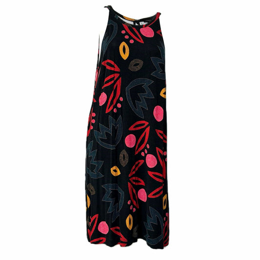 Ann Taylor Factory | Floral Summer Tank Dress | Color: Black/Multicolor | Size: 14 | GUC -  | Buy at Parsimony Shoppes