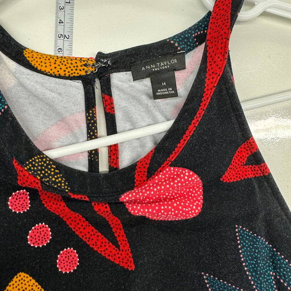 Ann Taylor Factory | Floral Summer Tank Dress | Color: Black/Multicolo Parsimony Shoppes Ann Taylor Factory | Floral Summer Tank Dress | Color: Black/Multicolo Parsimony Shoppes