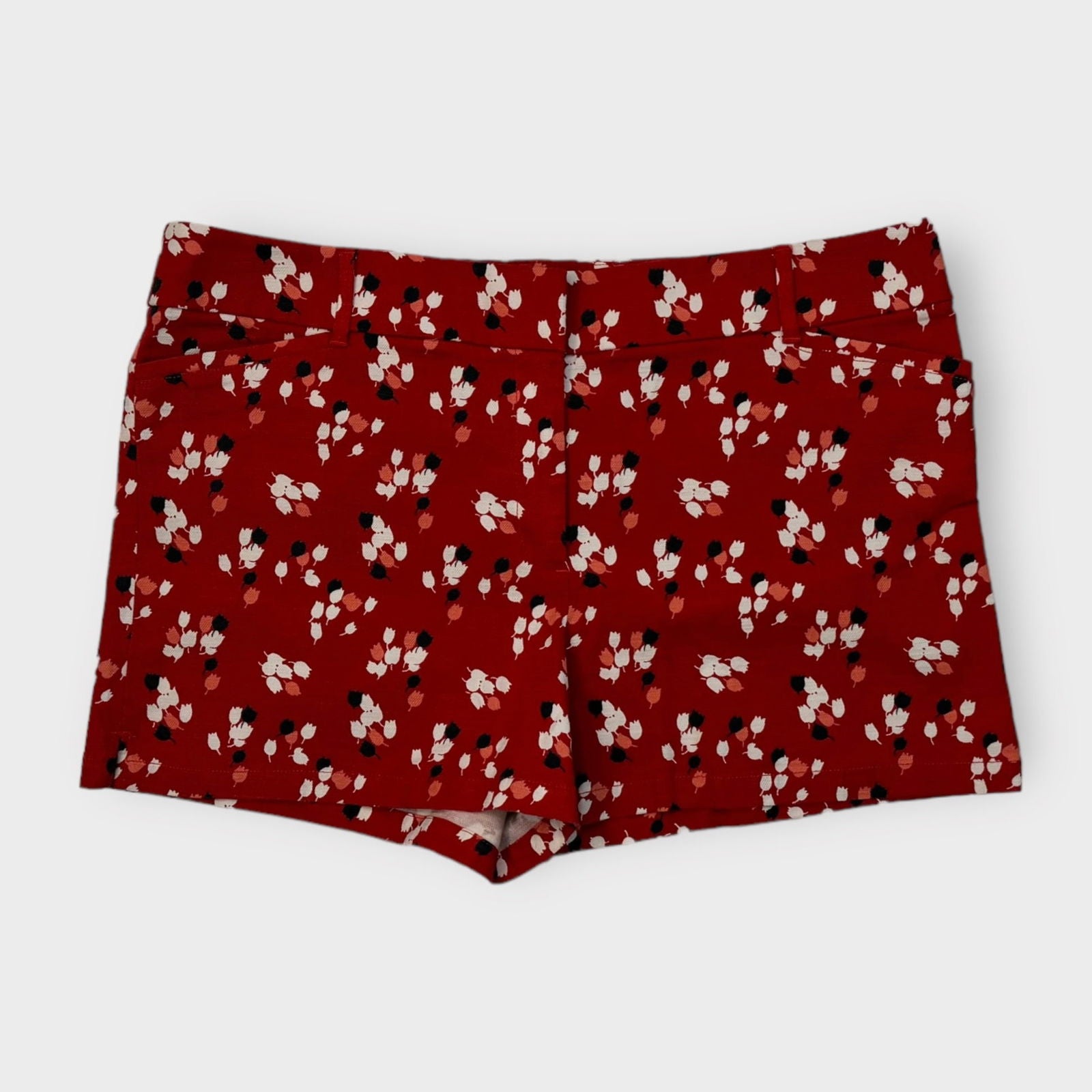 Ann Taylor Loft Riviera Shorts | 16 | Red Floral | Pre-Owned | EUC -  | Buy at Parsimony Shoppes