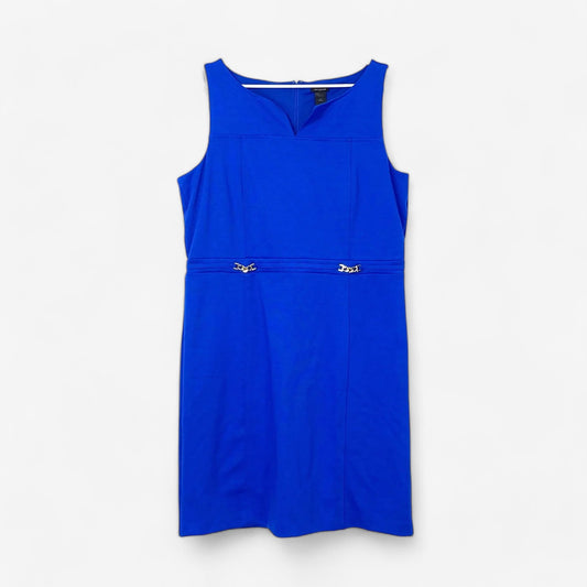 Ann Taylor Women's Royal Blue Sleeveless Sheath Dress - Size 16 - New with Tags