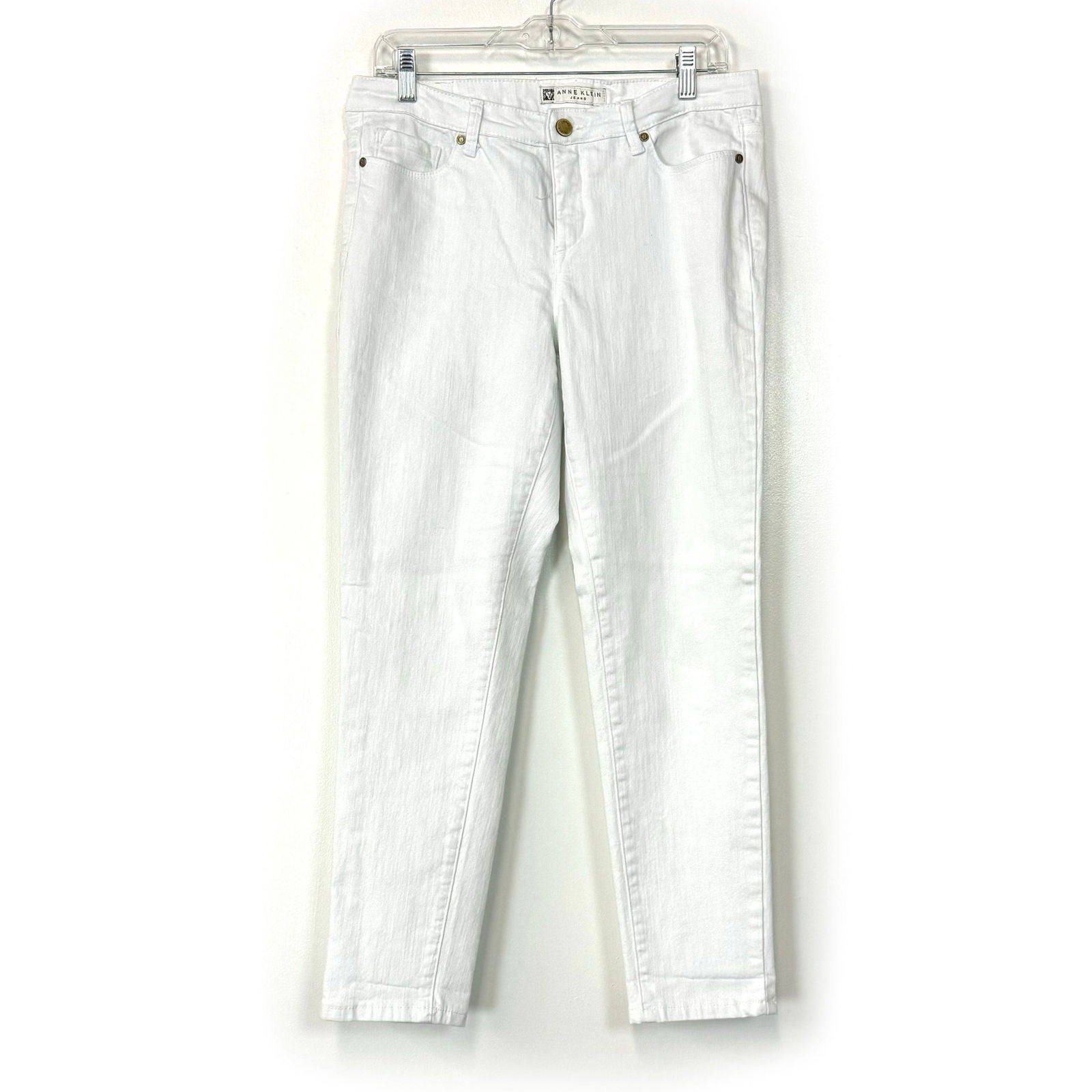 Anne Klein | Missy Skinny Ankle Jeans | Color: White | Size: 10 -  | Buy at Parsimony Shoppes