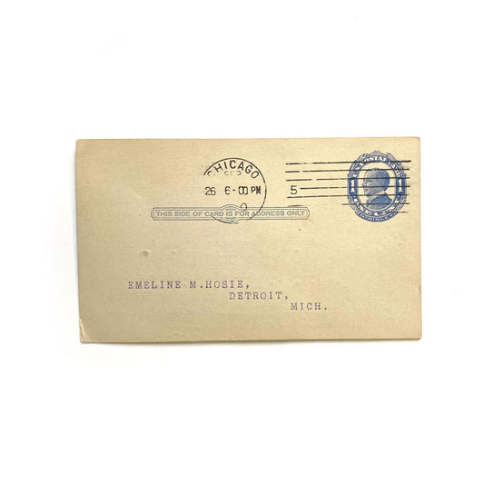 Antique Postal Card - General Motors Buy Sell Shares Dudley A. Tyng Brokers, 1910 -  | Buy at Parsimony Shoppes