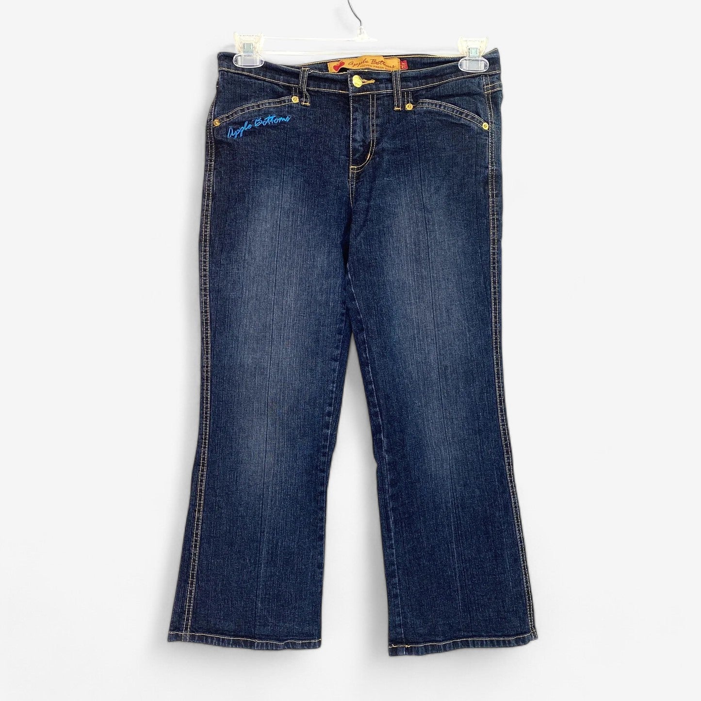 Apple Bottoms Women's Stretch Denim Capris - Blue - Size 7/8