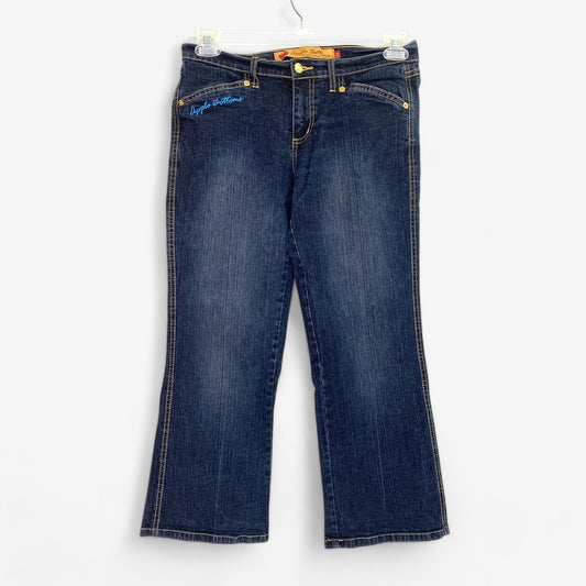 Apple Bottoms Women's Stretch Denim Capris - Blue - Size 7/8