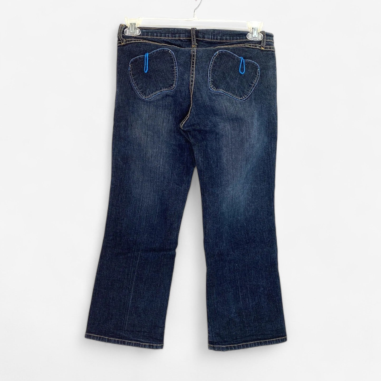 Apple Bottoms Women's Stretch Denim Capris - Blue - Size 7/8